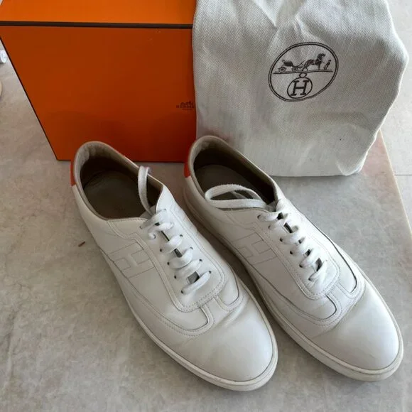 靴 Hermes quicker sneaker 41.5 white Quicker sneaker | Hermès USA
